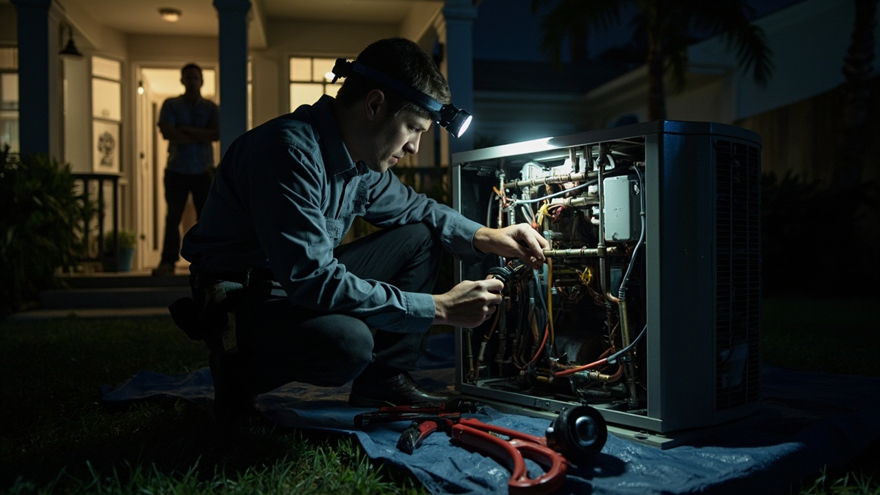 Emergency Heat Pump Repair in Miami – 24/7 Dispatch and Same-Day Service When Your System Fails